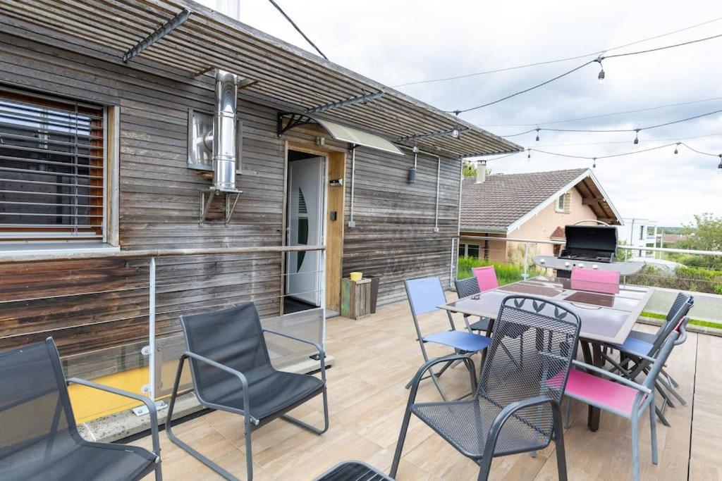 Agreable Maison A La Campagne Schlierbach Dış mekan fotoğraf